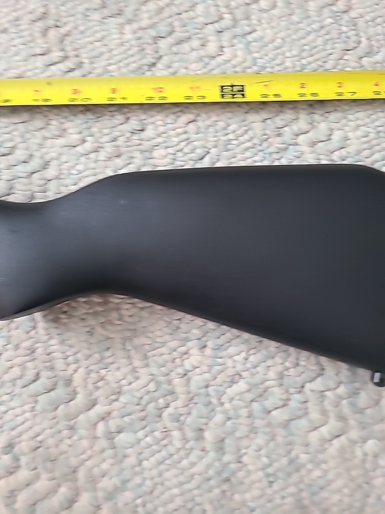 Knight Black Knight Muzzleloader Solid Black Stock With Buttpad Sling Swivels