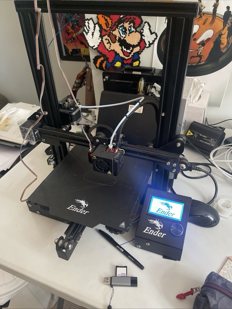Ender 3 3D printer with upgrades