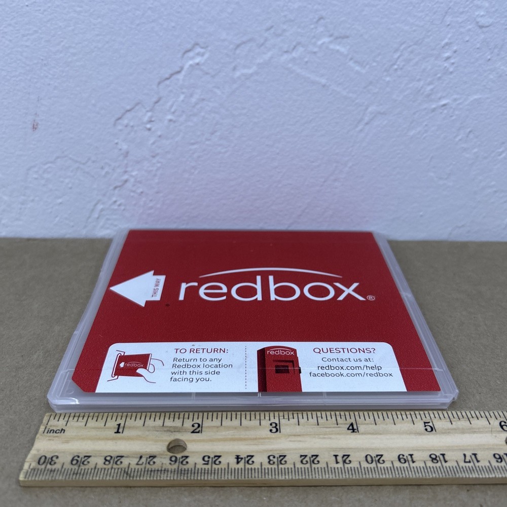 1 Empty Redbox CD/DVD/Blu-ray Disc Case Hard Plastic RARE OOP