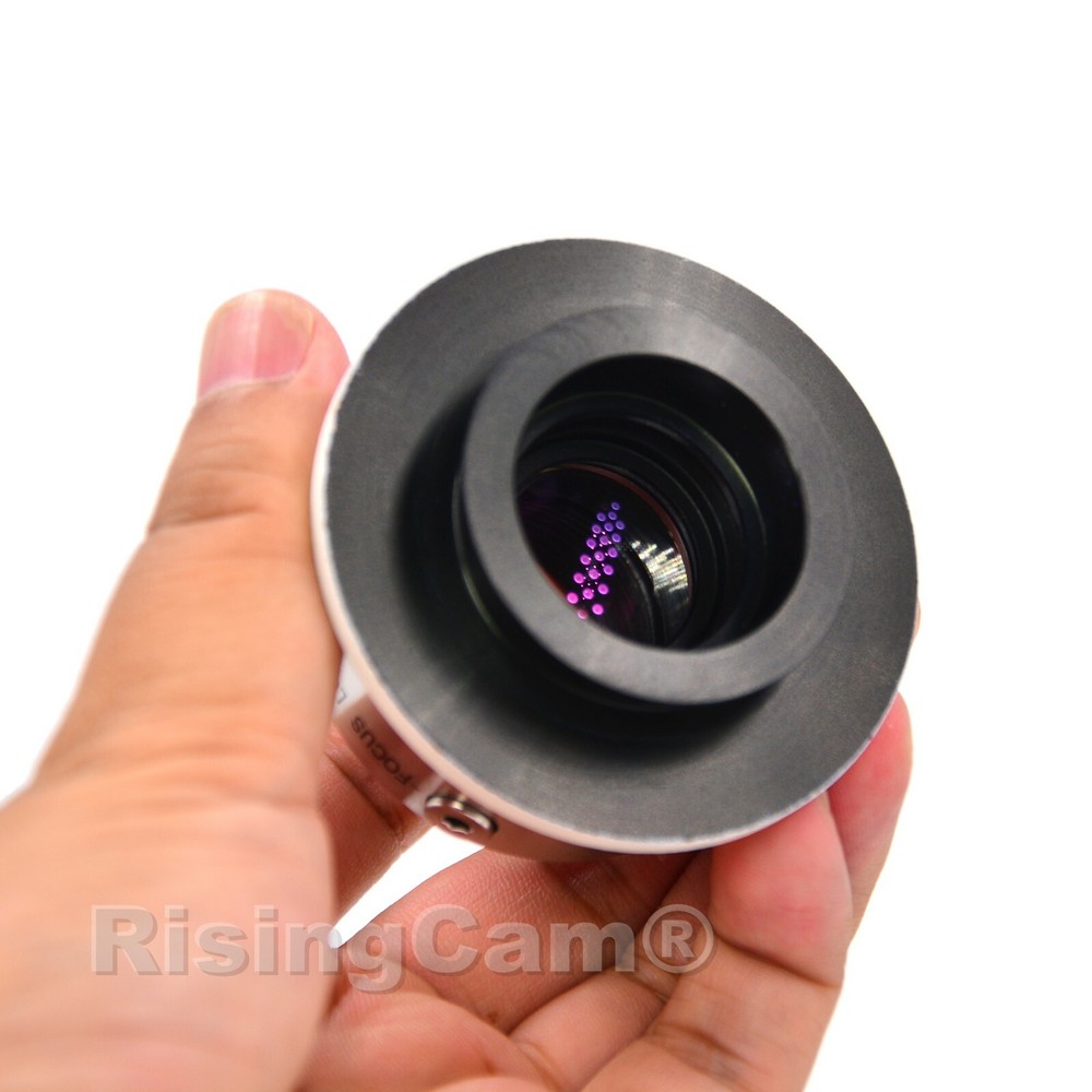 Focusable 0.35x microscope C mount adapter for Nikon trinocular microscope