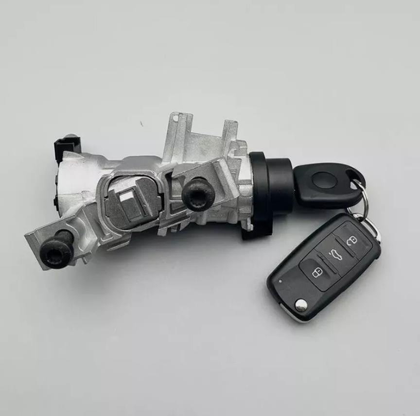 IGNITION SWITCH LOCK ASSEMBLY FOR VW JETTA 06-18 W/ REMOTE Control KEY SHELL