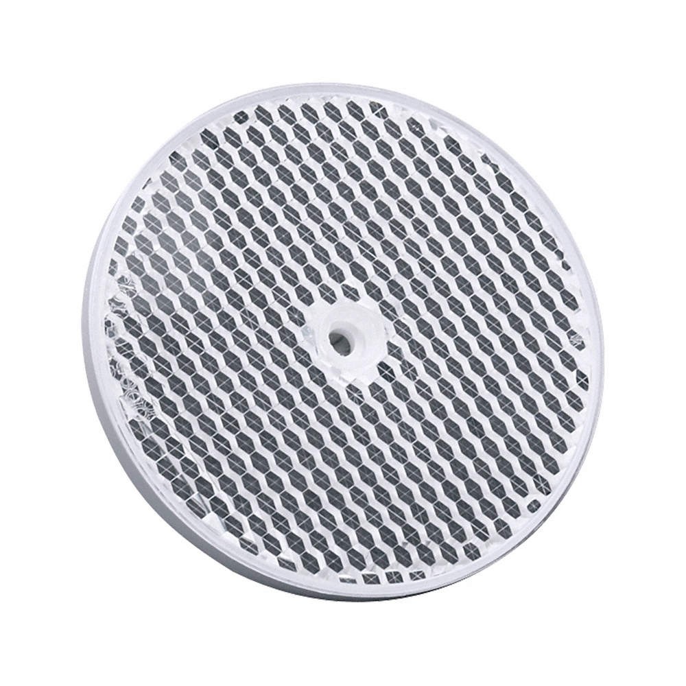 IFM E20005 RoundSensorReflector,80mmDia,Clear/White 35T438