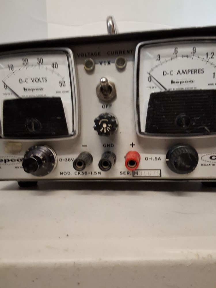 Vintage Kepco Regulated DC Power Supply Untested