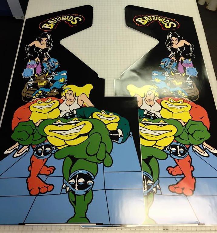 BattleToads Side Art  - Arcade Machine Game 3M Premium Film