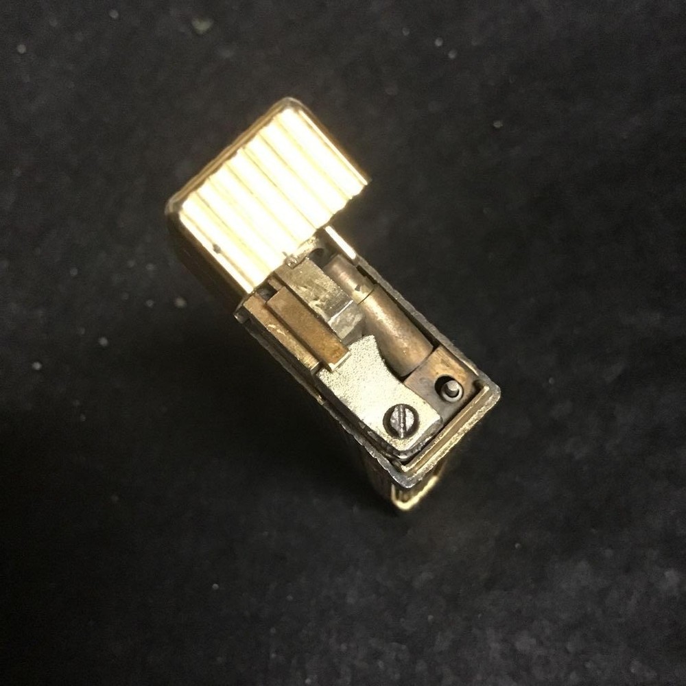 Overhauled Dunhill Rollagas lighter Gold without box