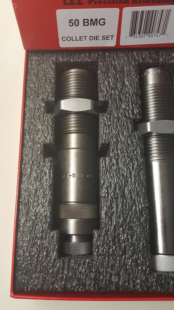 Lee Precision Reloading Collets 50 Bmg (L Series Thread) Die Small, Silver
