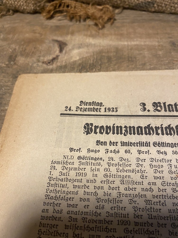 pre ww2 German 1935 newspaper Uboats