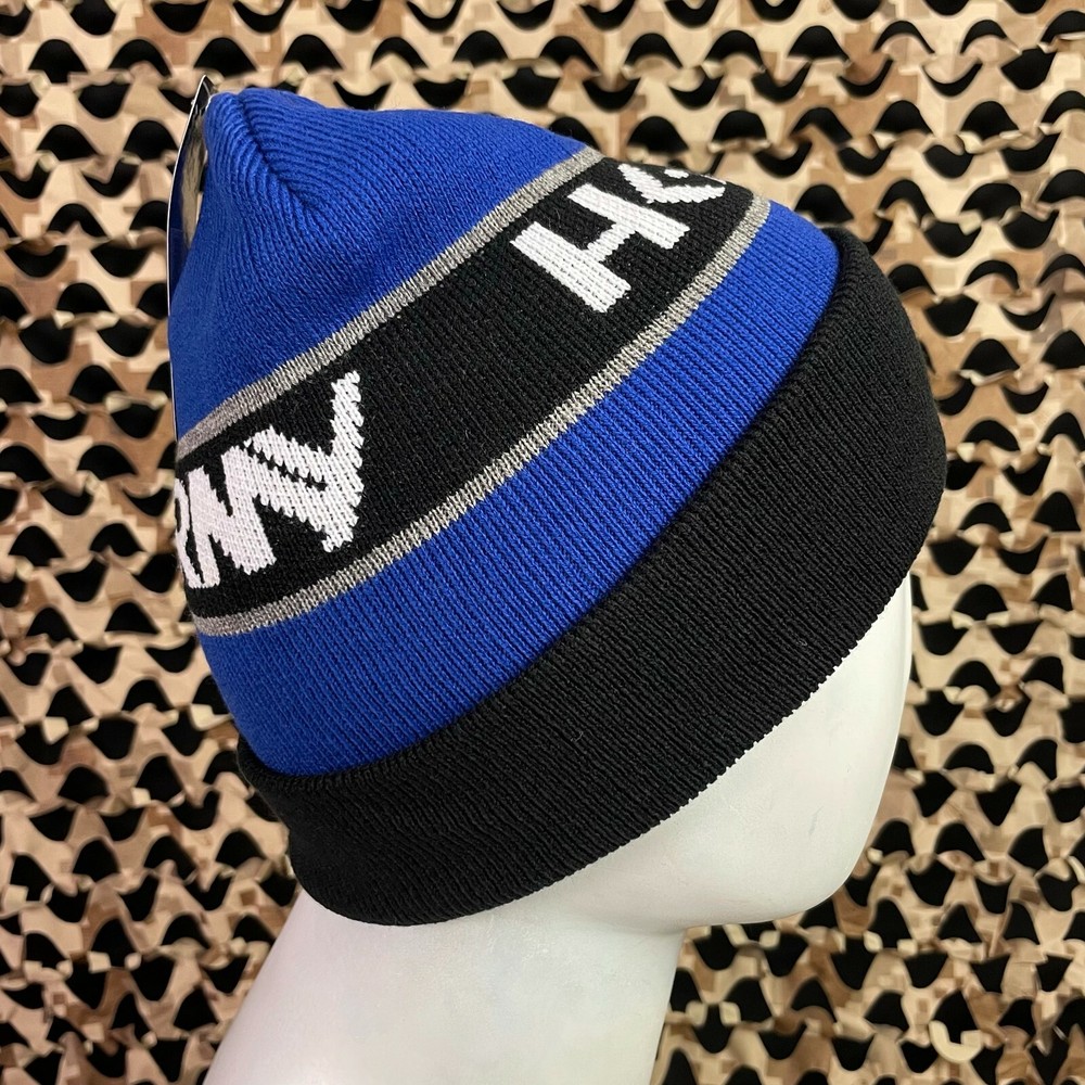 NEW HK Army Attack Beanie - Black/Blue