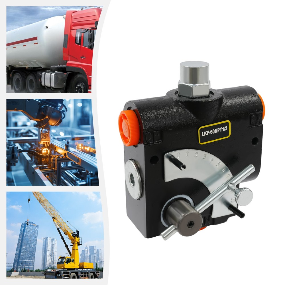 Hydraulic Adjustable Variable Flow Control Valve 0-16 GPM, 1/2” NPT LKF-60