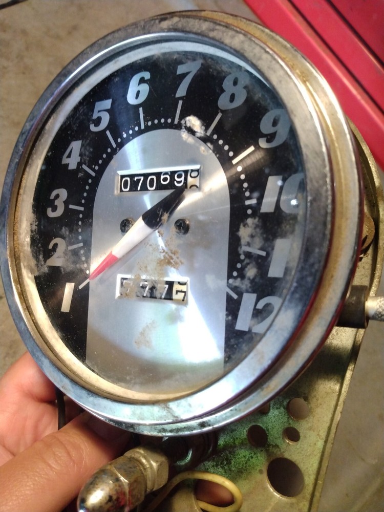 Harley-Davidson Split Tank Speedometer bracket ignition switch NOT WORKING