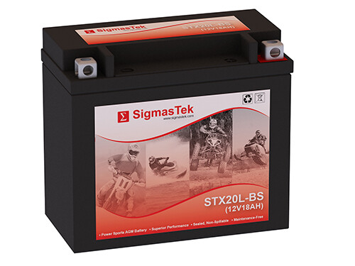 SigmasTek STX20L-BS Battery Replacement for Victory All Models 1731CC 2008-2017
