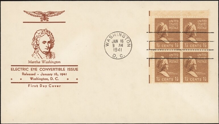 U.S., 1941. First Day Cover Cachet, 805 EE