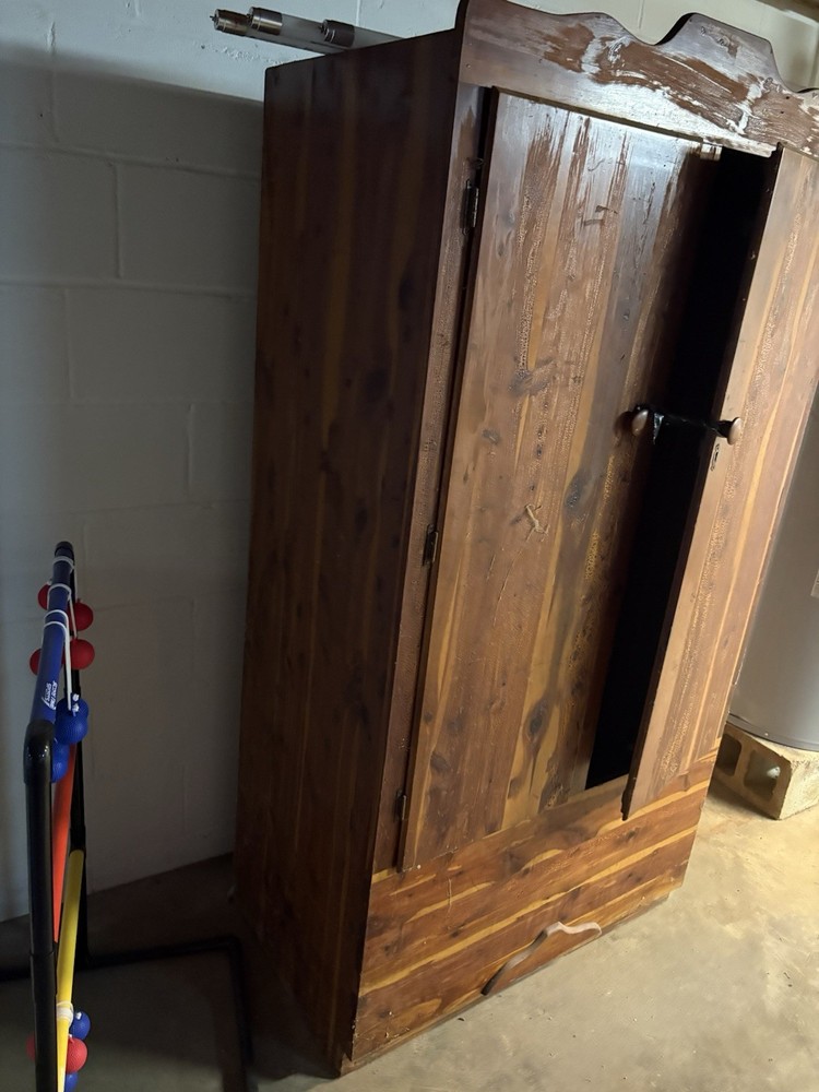 Vintage Red Cedar Wardrobe