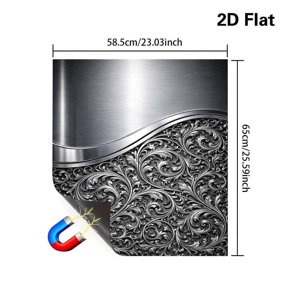 Metal Embossed Cloud Pattern Magnetic Dishwasher Sticker, Creative Kitchen De...