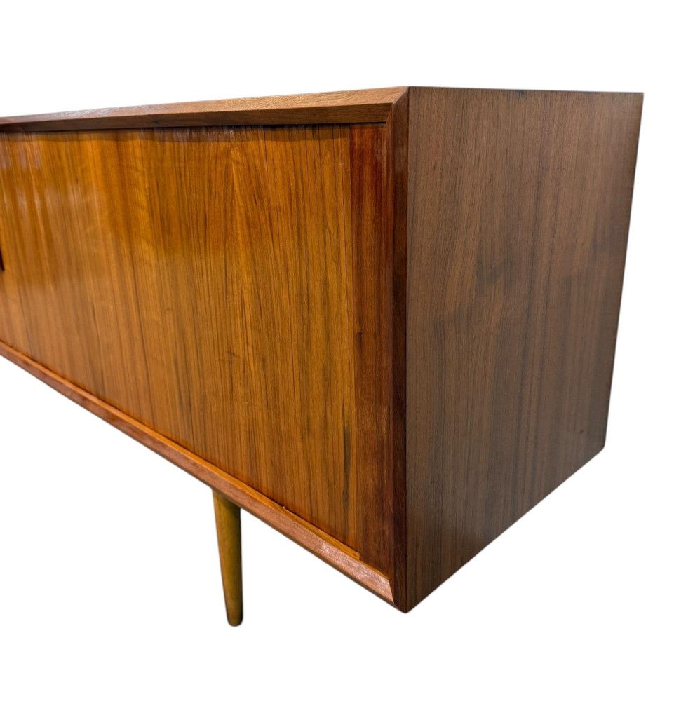 Mid-Century Danish Modern Teak Tambour Sideboard