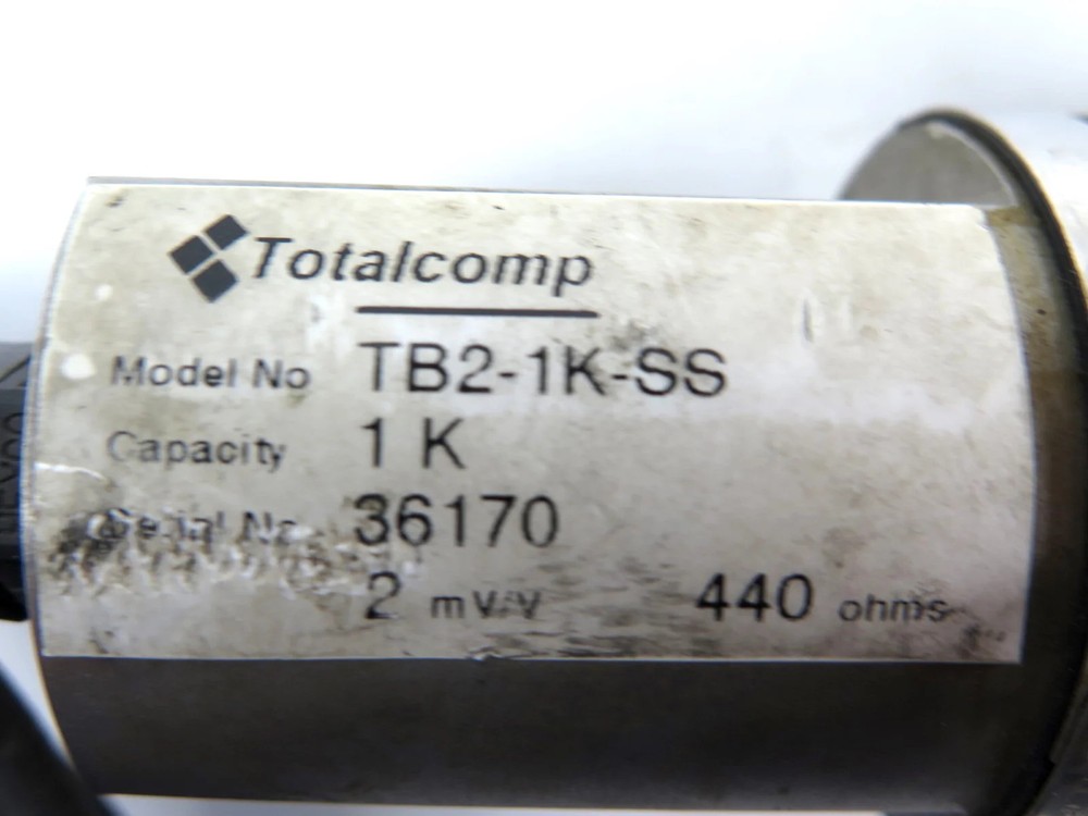 Totalcomp TB2-1K-SS Load Cell Capacity 1K