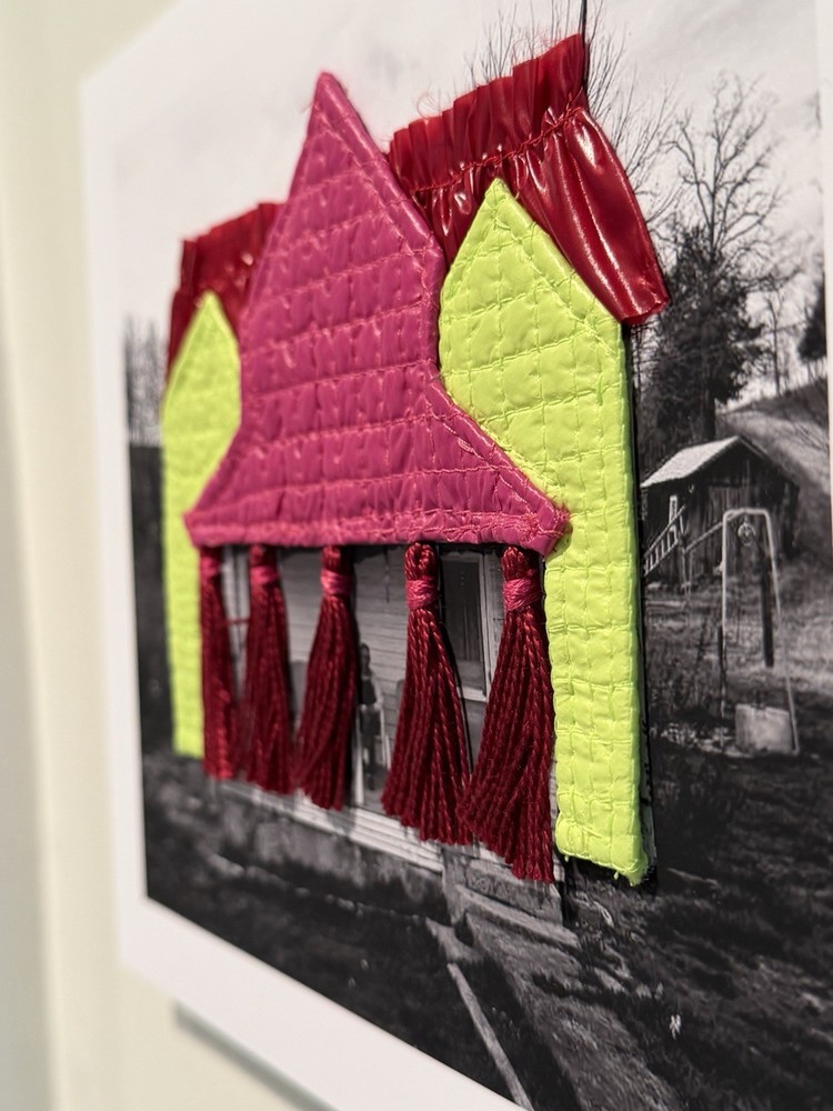 3 Textile Architecture Mixed Media Collage – Attributed to Danielle Hatch