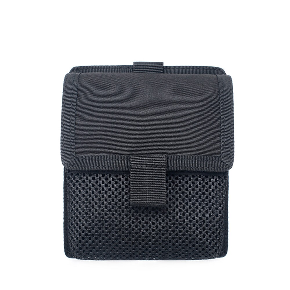 Tactical Hook & Loop Molle Patch Converter Adapter with Kit Bag Utility Pouch