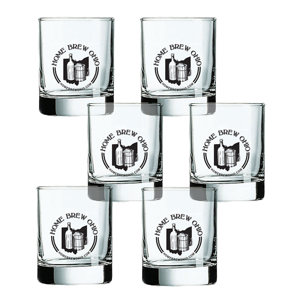 Home Brew Ohio Tasting Glasses - Set of 6