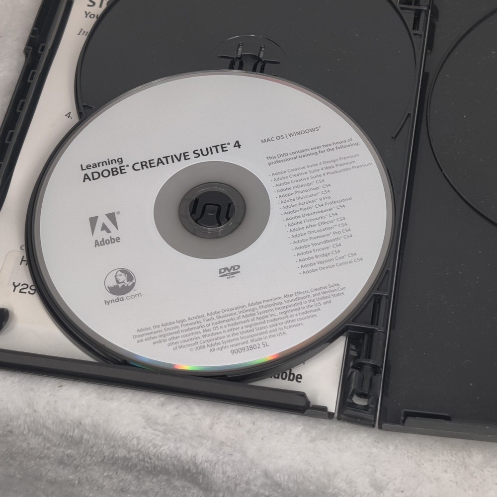 Adobe Creative Suite 4 Web Premium Mac OS Dreamweaver software