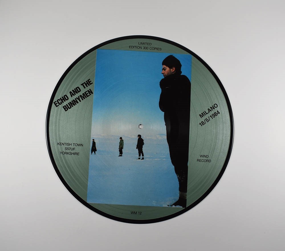 William Sergeant Echo Bunnymen Signed Autographed Picture Disc LP Vinyl BAS COA