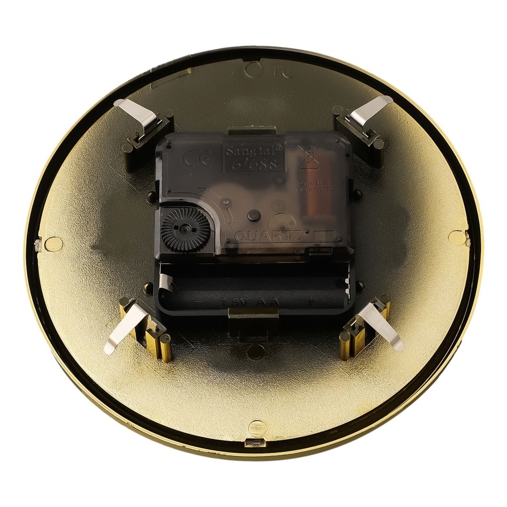 DIY 130MM Quartz Clock Insert Movement Miniature Arabic Numeral Replacement Gold