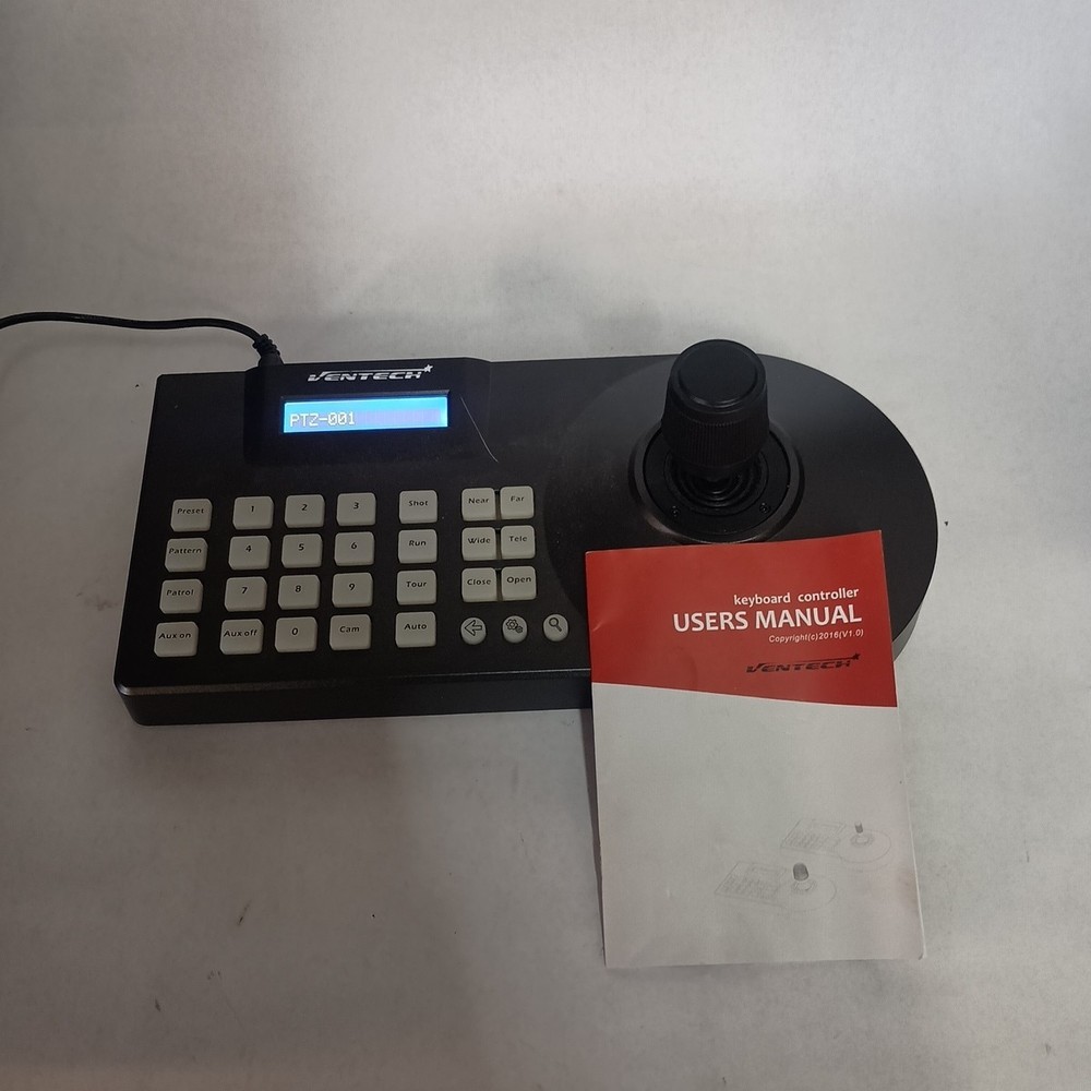 Ventech VT-4002AT Keyboard Control Unit - Visual Alchemy 5663 W/ Power Supply