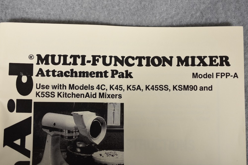 KitchenAid Mixer Attachment Fruit & Vegetable OEM Strainer Tray & Splash Shield