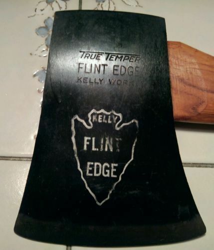Vintage Authentic Replica True Temper FLINT EDGE ARROWHEAD Axe Sticker