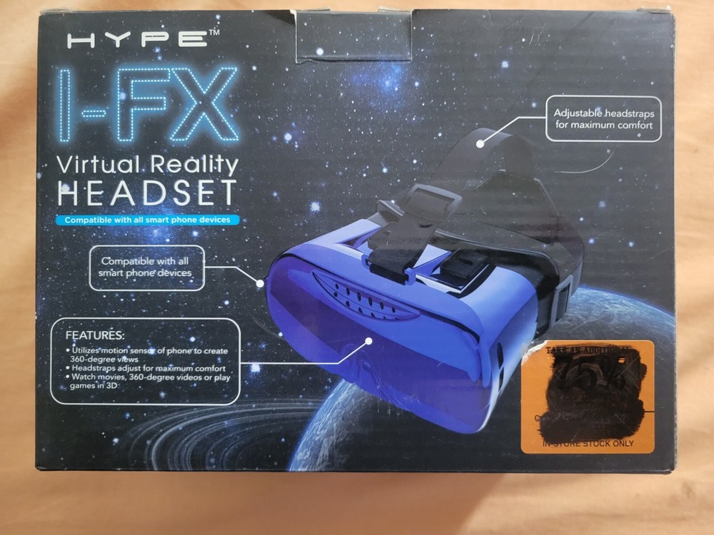 hype i-fx virtual reality headset