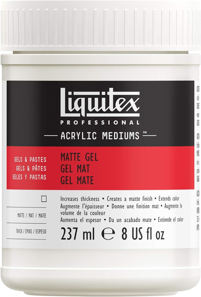 Professional Matte Gel Medium, 237Ml (8-Oz)