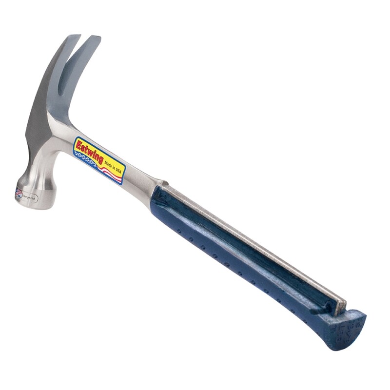 Estwing E6-48E Solid Steel Engineers Hammer 48 oz. with Blue Nylon Vinyl Grip