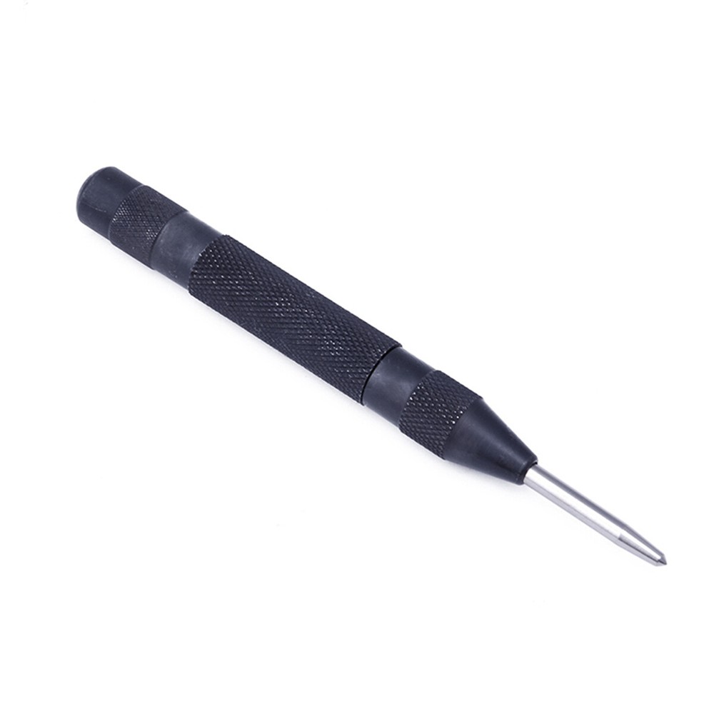 4PC Automatic Center Punch Strikes Surface Hammer Impact Spring Hole Tool 5 Inch