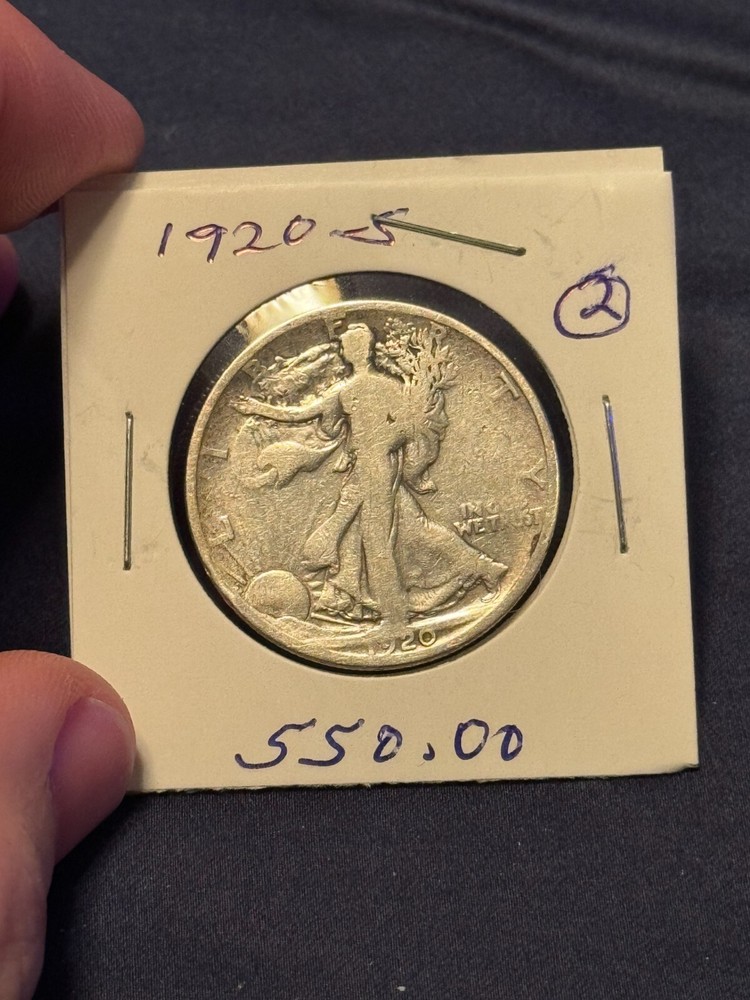 1920 S Walking Liberty Half Dollar