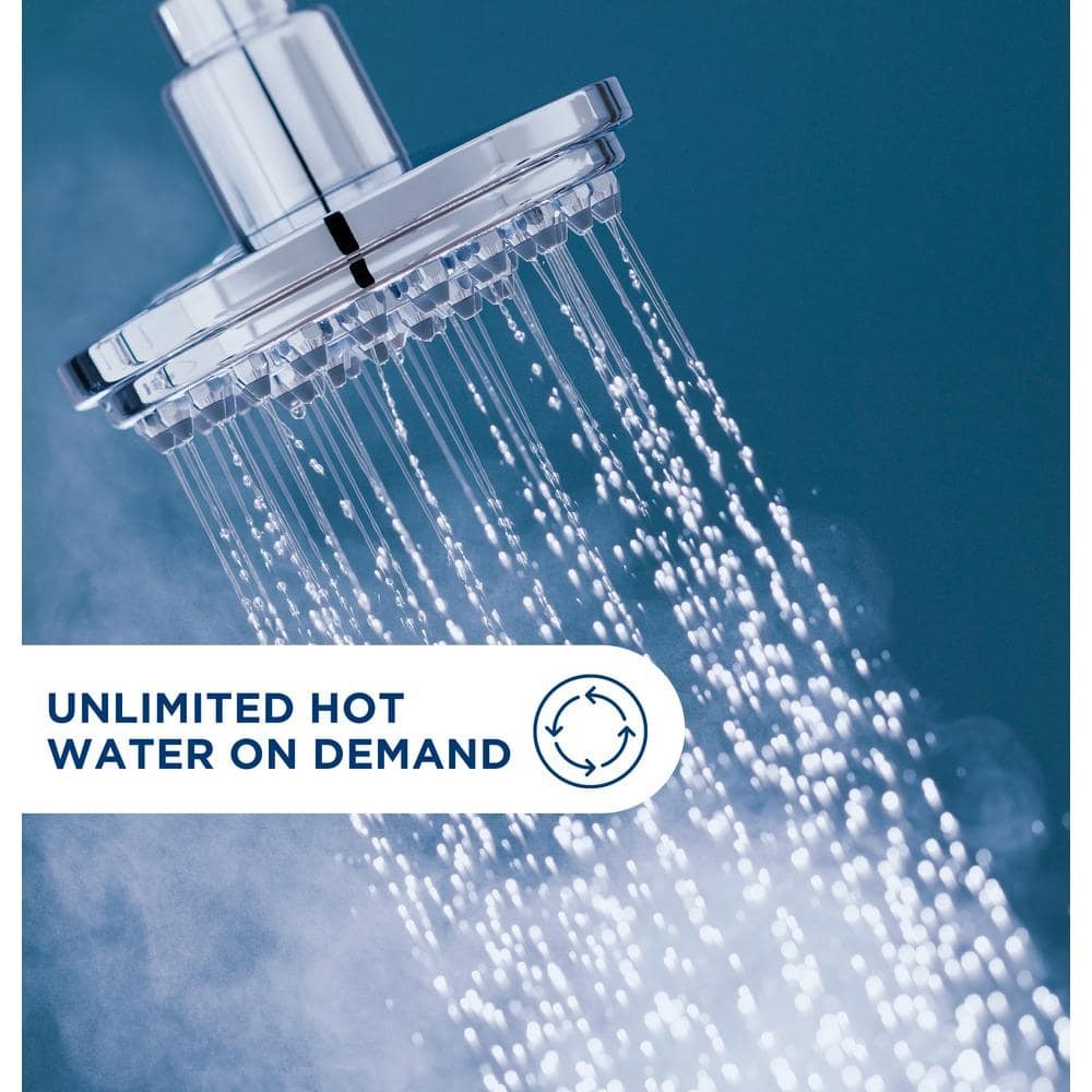 GE 5.4 GPM Tankless Electric Water Heater 27 kW 240V Whole Home Unit