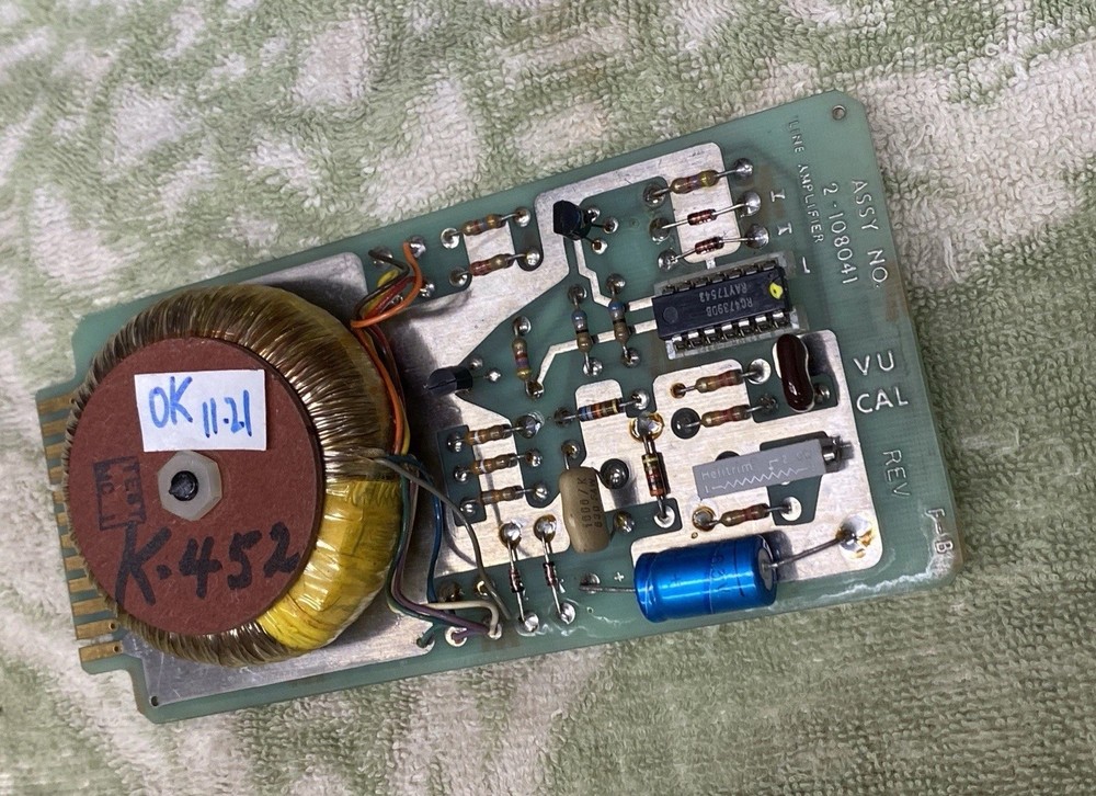 Magnasync Moviola 3000 Line Amp Board