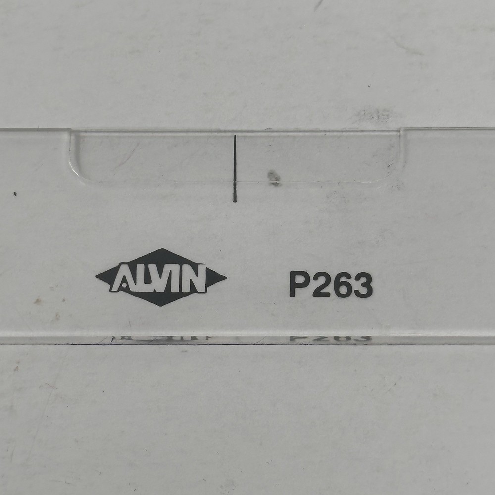 Alvin P263 -8" Circular 360 Degree Arc Template Protractor Plotter Drafting Tool