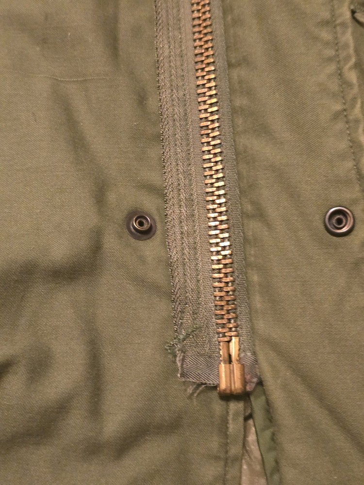 Vintage 1973 M65 Field Jacket US Air Force USAF with Liner - Medium Regular