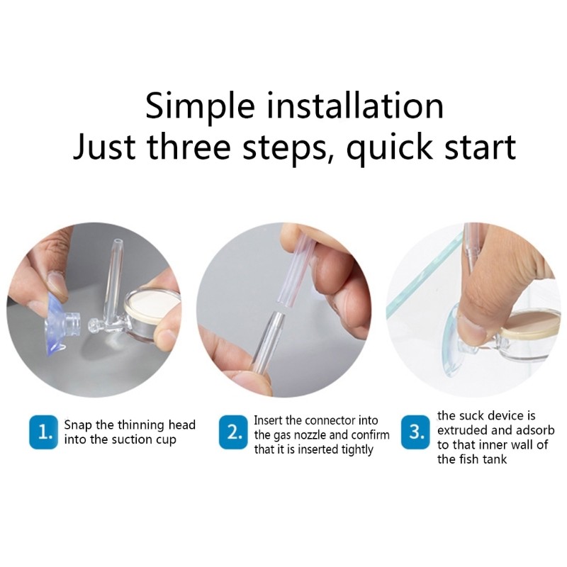 Aquarium Small CO2 Diffuser Bubble Counter for Planted-Tanks CO2 Sprayer