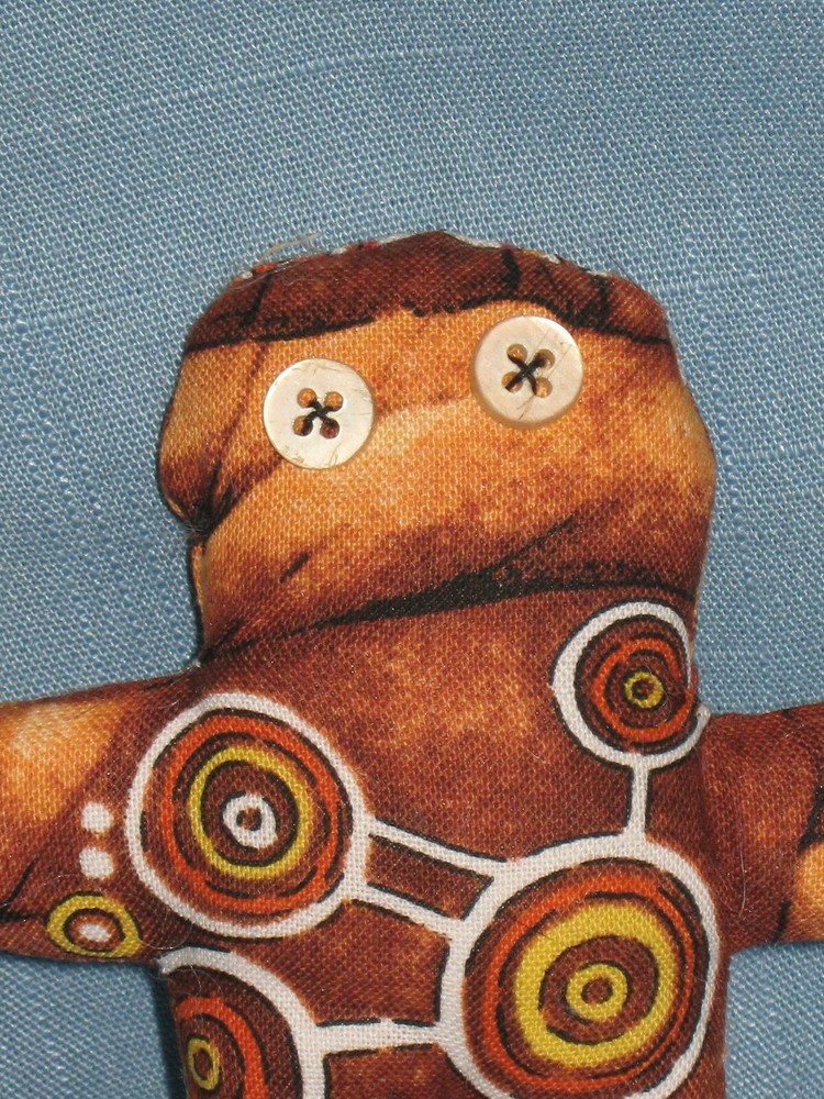 HANDMADE VOODOO DOLL-POPPET-- 41/2"