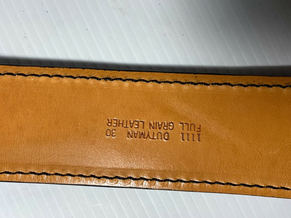Dutyman Leather River Belt Blk #1111 Size 30-36 Available
