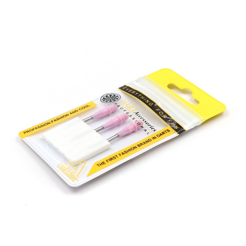 CUESOUL TOUCH-Point Conversion Dart Points for 2BA Soft Tip Darts-Pink