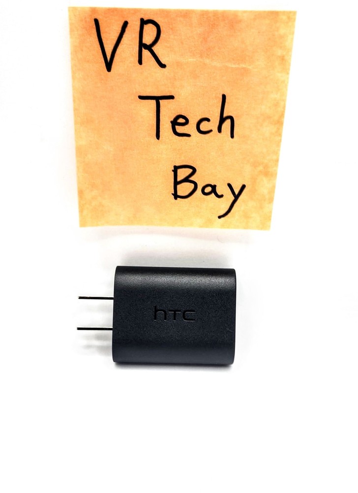 2 HTC Vive VR Controllers 2.0 with Power Supplies & Cables (Pair)