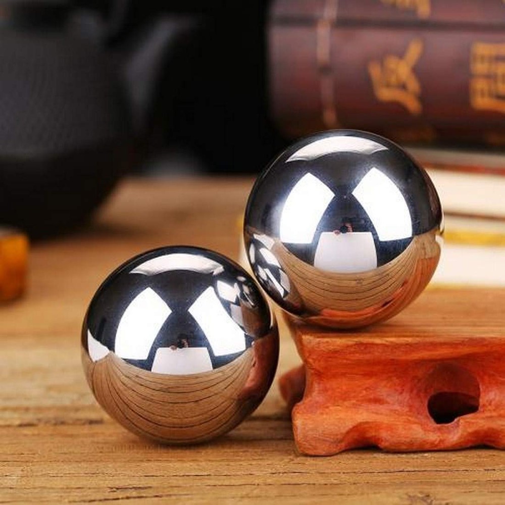 JapanBargain 3297, Chinese Baoding Balls Hand Therapy Exercise Stress Relief ...