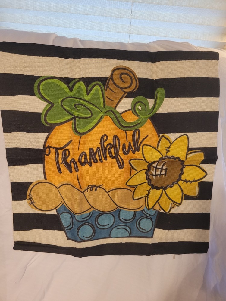 Thankful Pillow Cover 17x17"