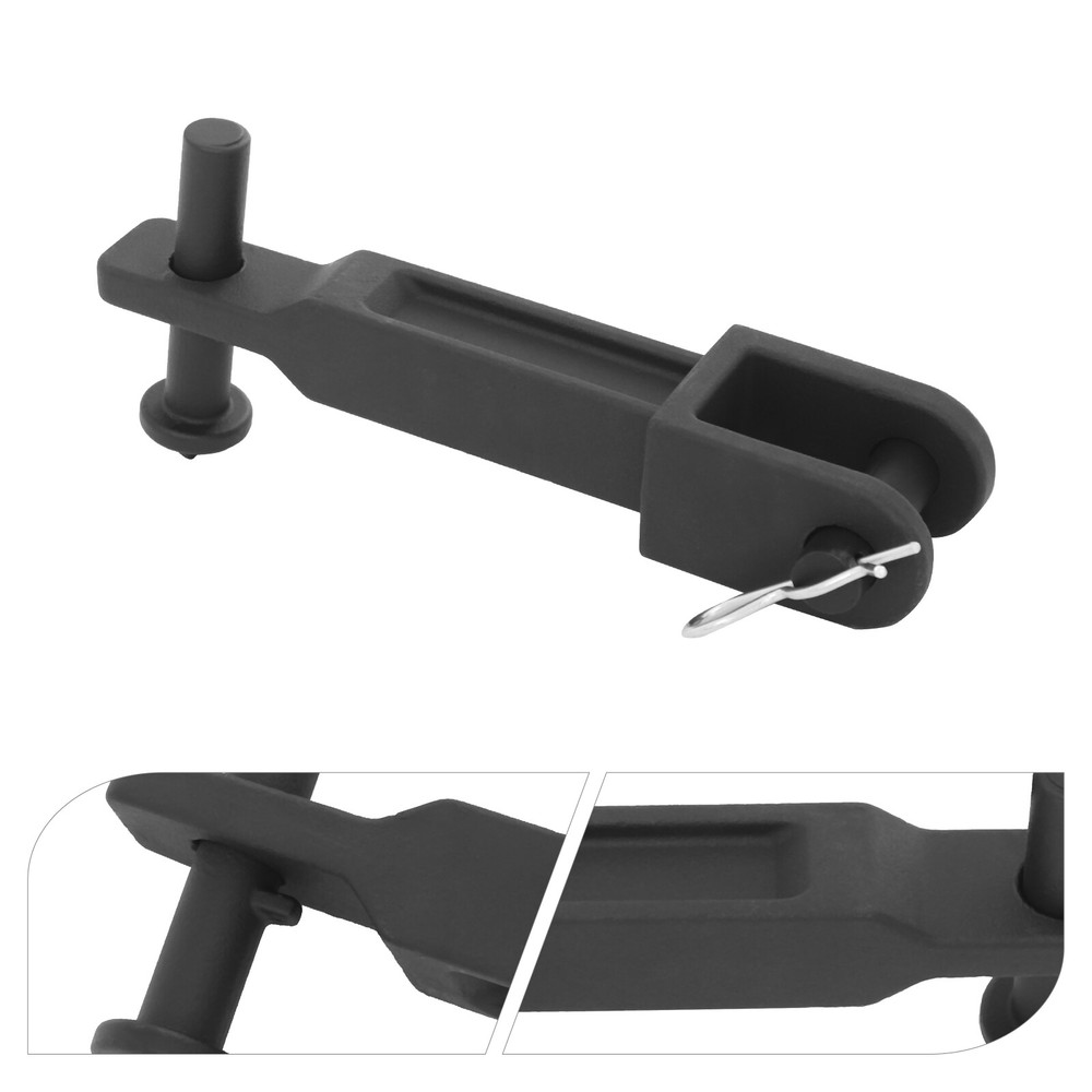 Single Tow Hook Cast Iron w/ Pull Pin Single Tow Hook For Peterbilt / Kenworth