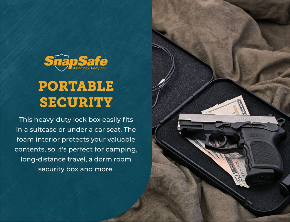 SnapSafe Keyed Lock Box - X-Large (10”x 7”x 2”)