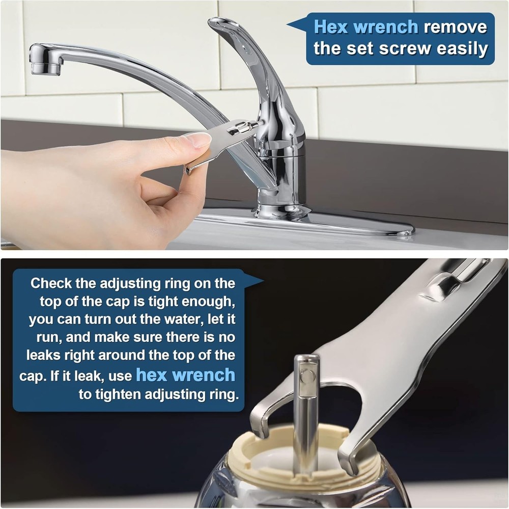Durable 2-Pack Faucet Repair Kit for Delta/Peerless - Easy Leak Fixing Solution