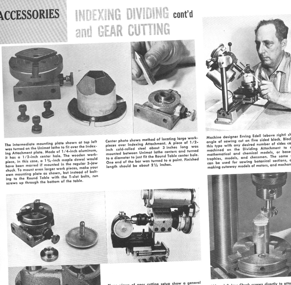 USB DELIVERY ~ Unimat ~ Manuals & catalogs ~ PDF Format Technical