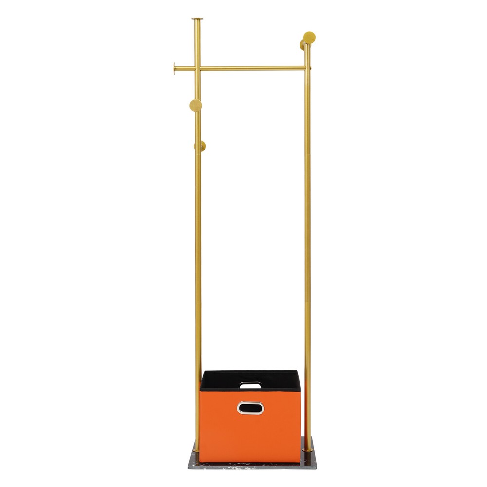 Heavy Duty Coat Rack, Freestanding Coat Stand, Marble Base Corner Coat Rack
